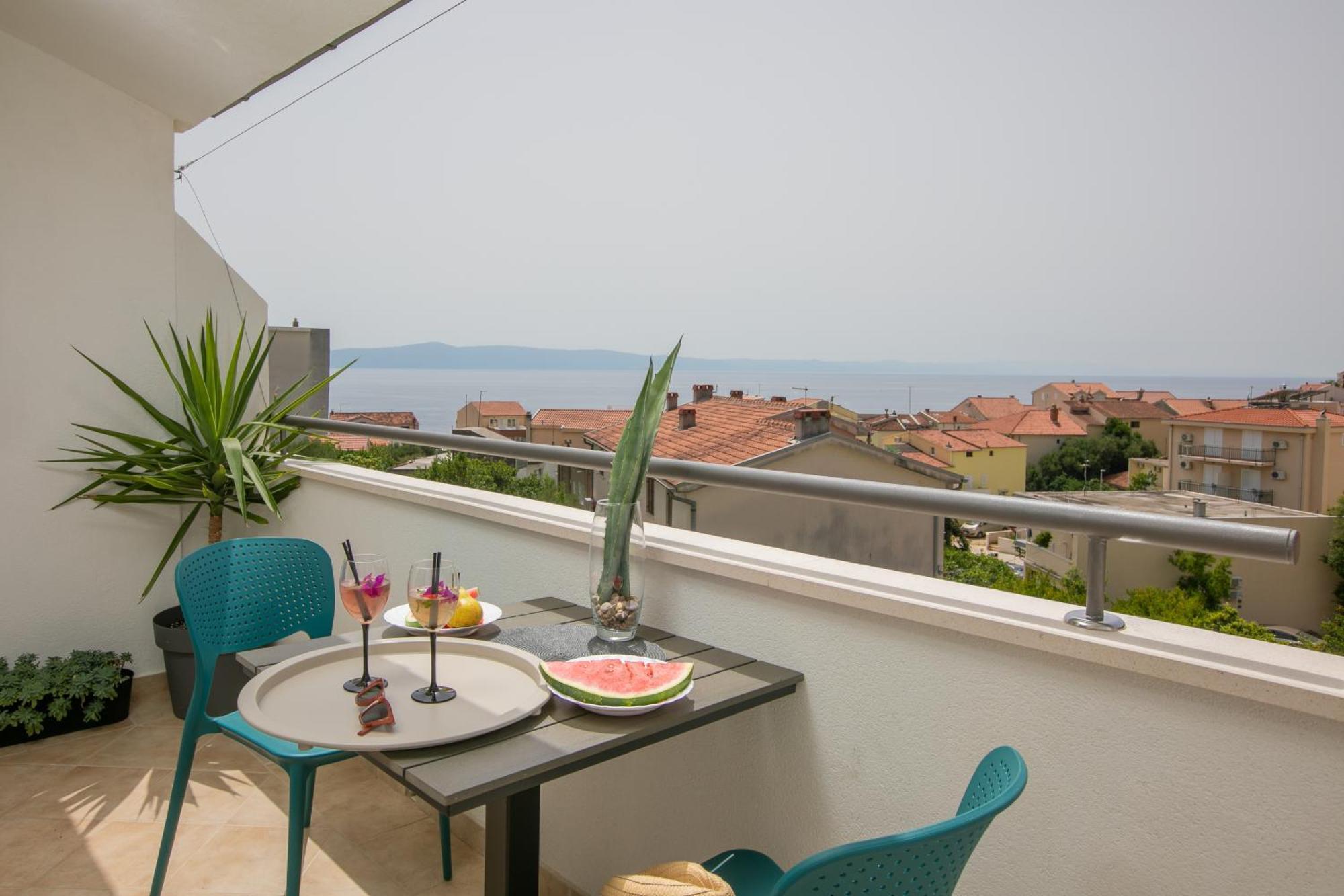 Sea View Ela Apartments Podgora Zimmer foto
